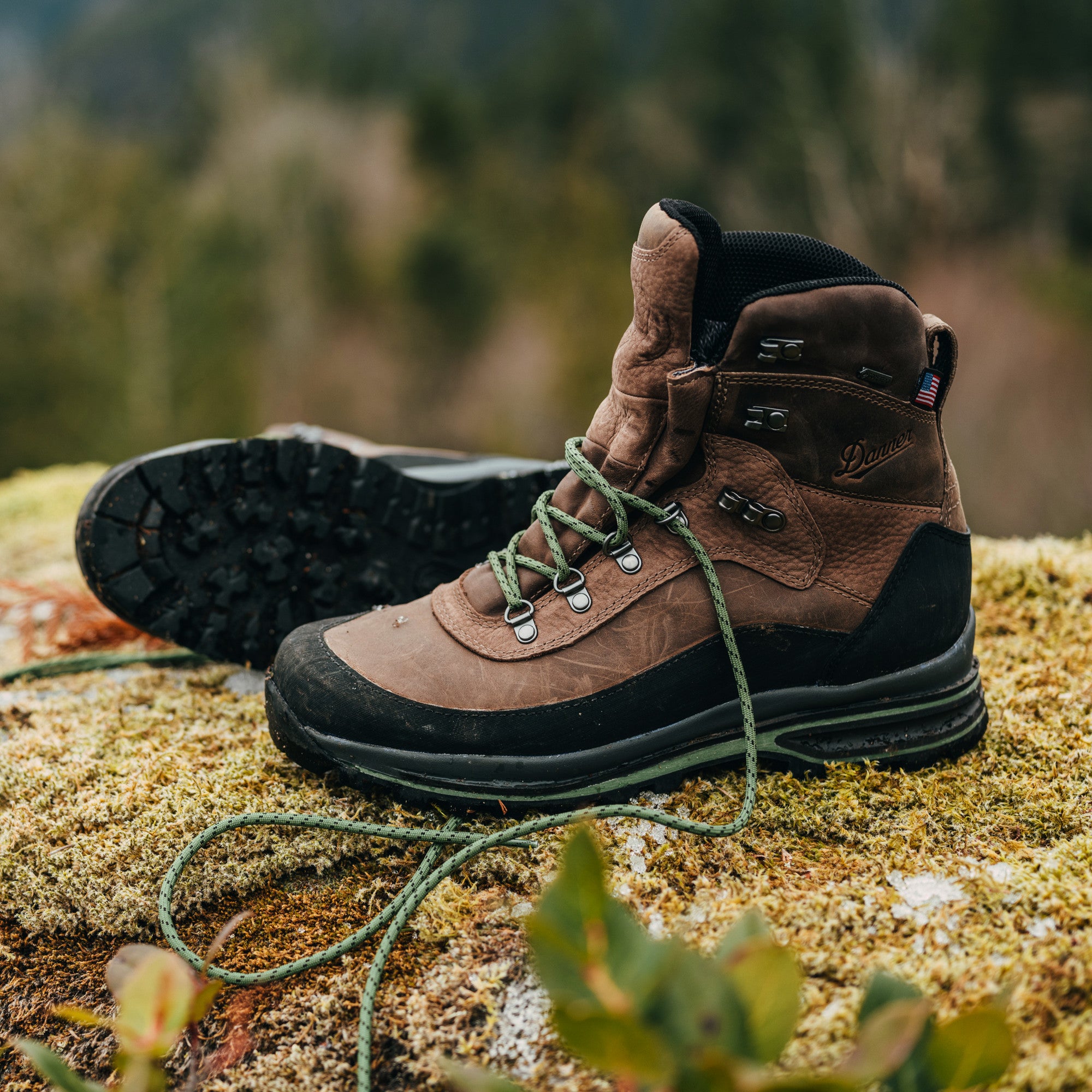 Danner Men's Crag Rat 7" WP Made in USA Hiking Boot - Brown - 67810  - Overlook Boots