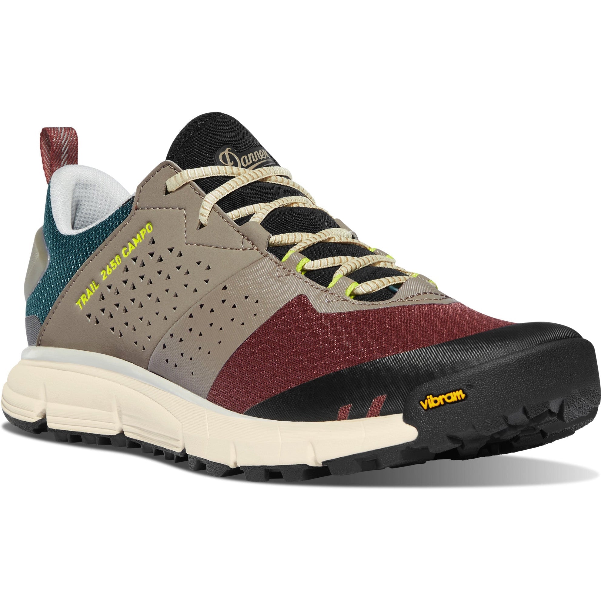 Danner Men's Trail 2650 Campo 3" Hiking Shoe - Brick - 68940 7 / Medium / Grey - Overlook Boots