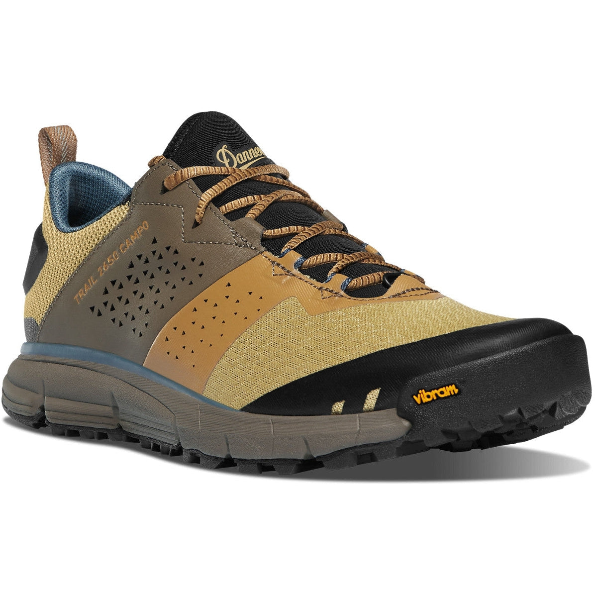 Danner Men's Trail 2650 Campo 3" Hiking Shoe - Brown/Orion Blue - 68945  - Overlook Boots