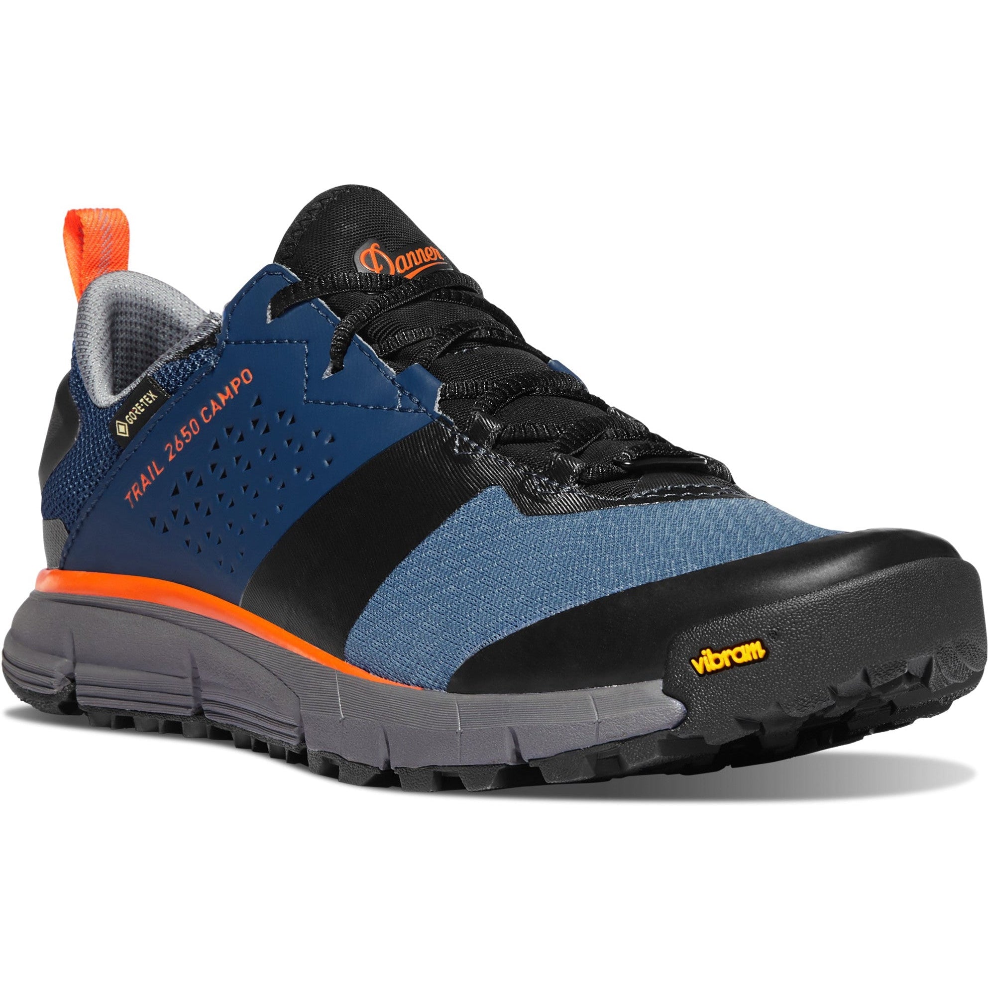 Danner Men's Trail 2650 Campo GTX 3" WP Hiking Shoe - Blue - 68964 7 / Medium / Blue - Overlook Boots