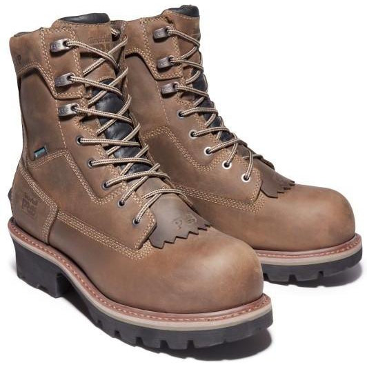 Timberland Pro Men's Evergreen Comp Toe WP 400G Work Boot- TB0A28QQ214 7 / Medium / Brown - Overlook Boots