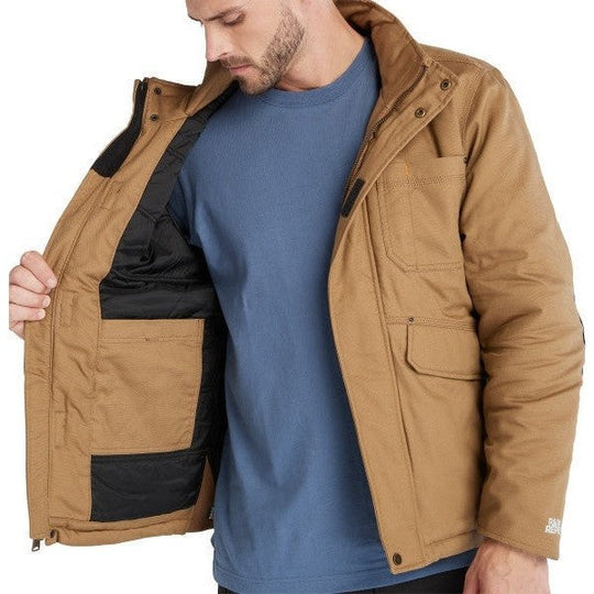 Timberland Pro Men's Ironhide 100G Insulated Hooded Jacket -Wheat- TB0A237TD02  - Overlook Boots
