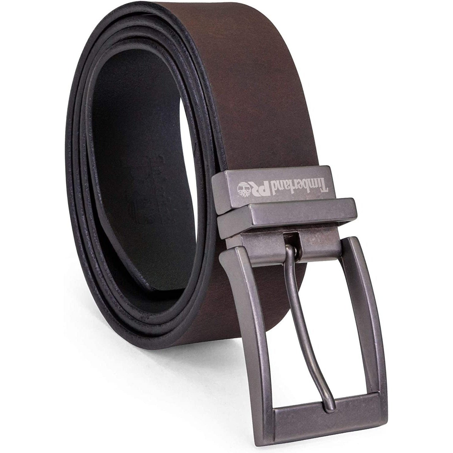 Timberland Pro Men's Classic Harness Reversible Leather Work Belt - Brown - BP0005 34 / Brown - Overlook Boots