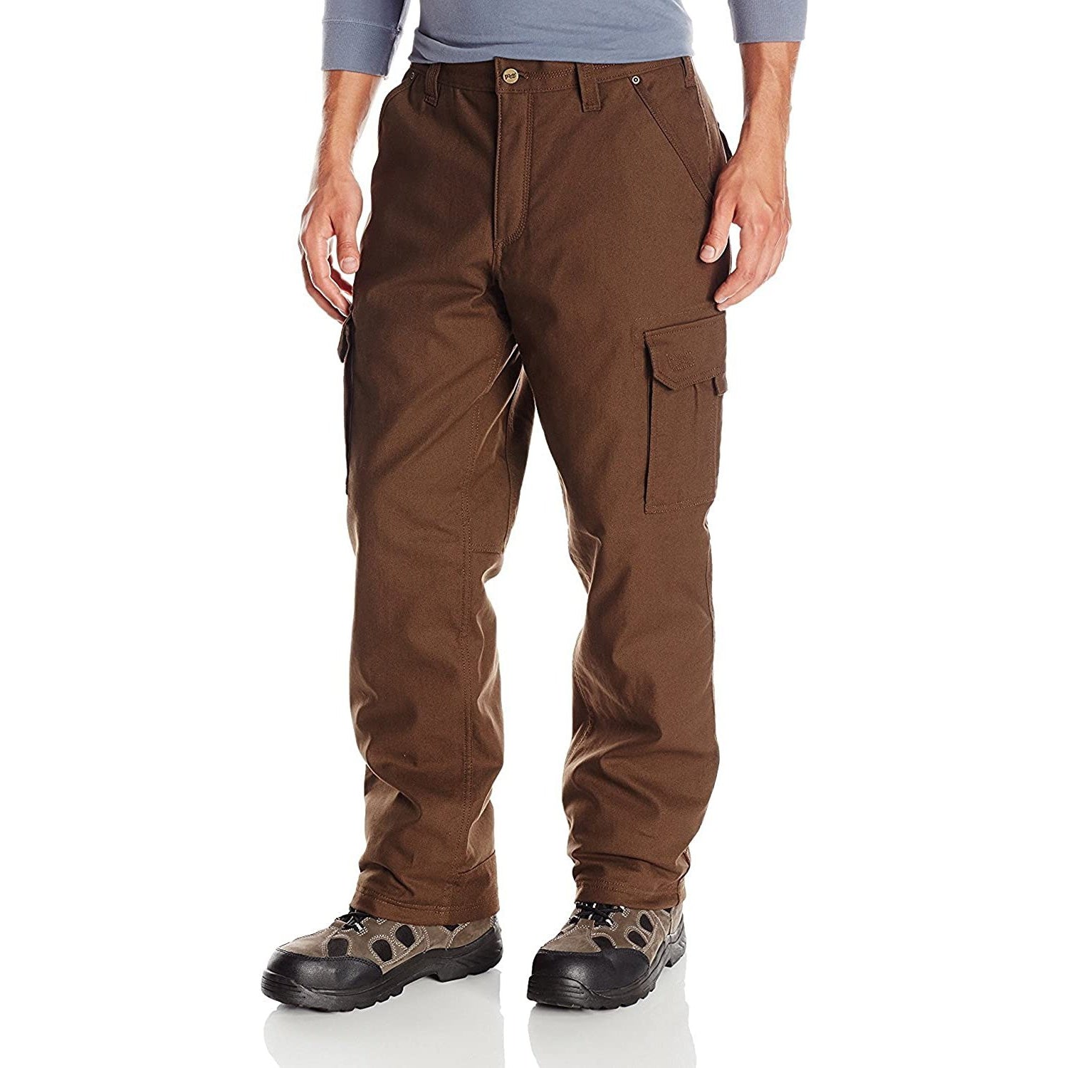 Timberland Pro Men's Gridflex Canvas Work Pants - Dark Brown - TB0A118I242 30 x 32 / Brown - Overlook Boots
