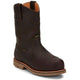 Chippewa Men's Serious+ 10" Composite Toe Waterproof Metguard Pull-On Work Boot- 72331 7 / Medium / Brown - Overlook Boots