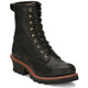 Chippewa Men's Baldor 8" Steel Toe Logger Work Boot - Black - 73020 6 / Medium / Black - Overlook Boots
