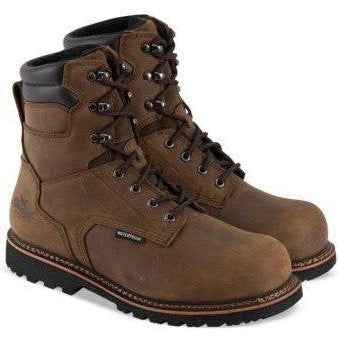 Thorogood Men's V-Series 8" WP Comp Toe Work Boot - Brown - 804-3237 8 / Medium / Brown - Overlook Boots