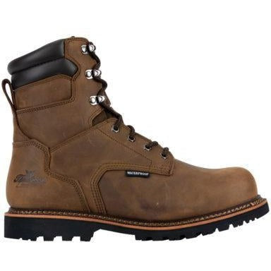 Thorogood Men's V-Series 8" WP Comp Toe Work Boot - Brown - 804-3237  - Overlook Boots