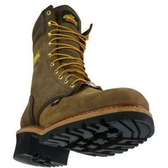 Thorogood Men's Logger 9" ST WP USA Made Work Boot - Brown - 804-3555  - Overlook Boots