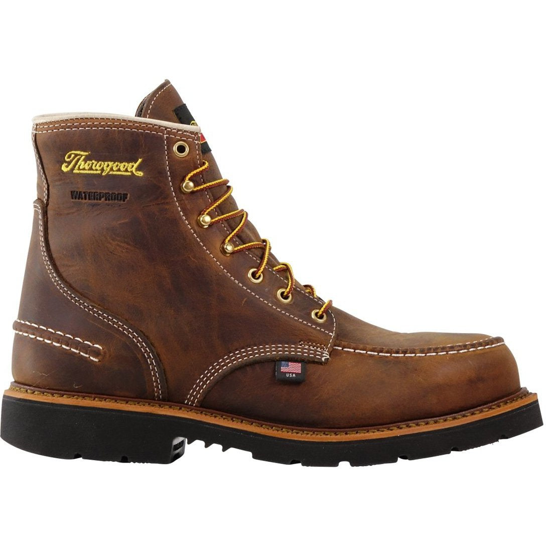 Thorogood Men's 1957 Series 6" Steel Toe Waterproof USA Made Work Boot - 804-3696 - Overlook Boots
