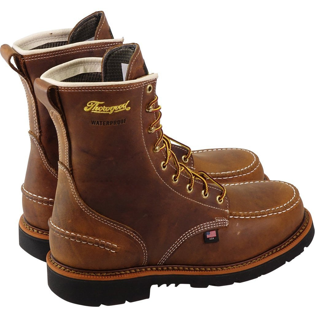 Thorogood Men's 1957 Series 8" Steel Toe USA Made Waterproof Work Boot - 804-3898 - Overlook Boots