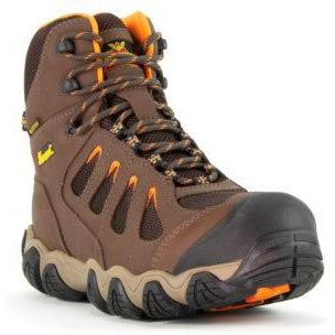 Thorogood Men's Crosstrex 6" Hiker WP Comp Work Boot -Brown- 804-4296  - Overlook Boots