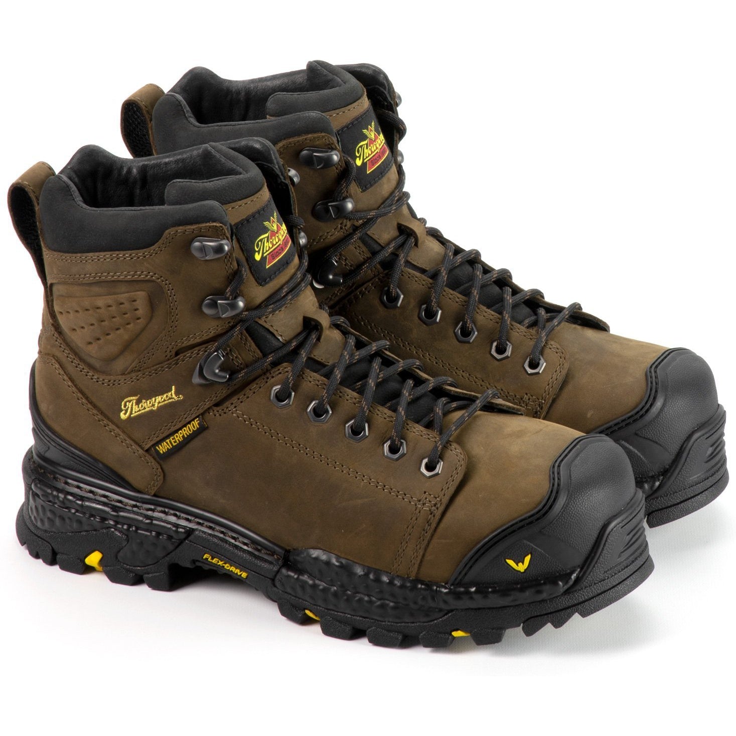 Thorogood Men's Infinity FD Series 6" Comp Toe WP Work Boot - 804-4305 8 / Medium / Brown - Overlook Boots