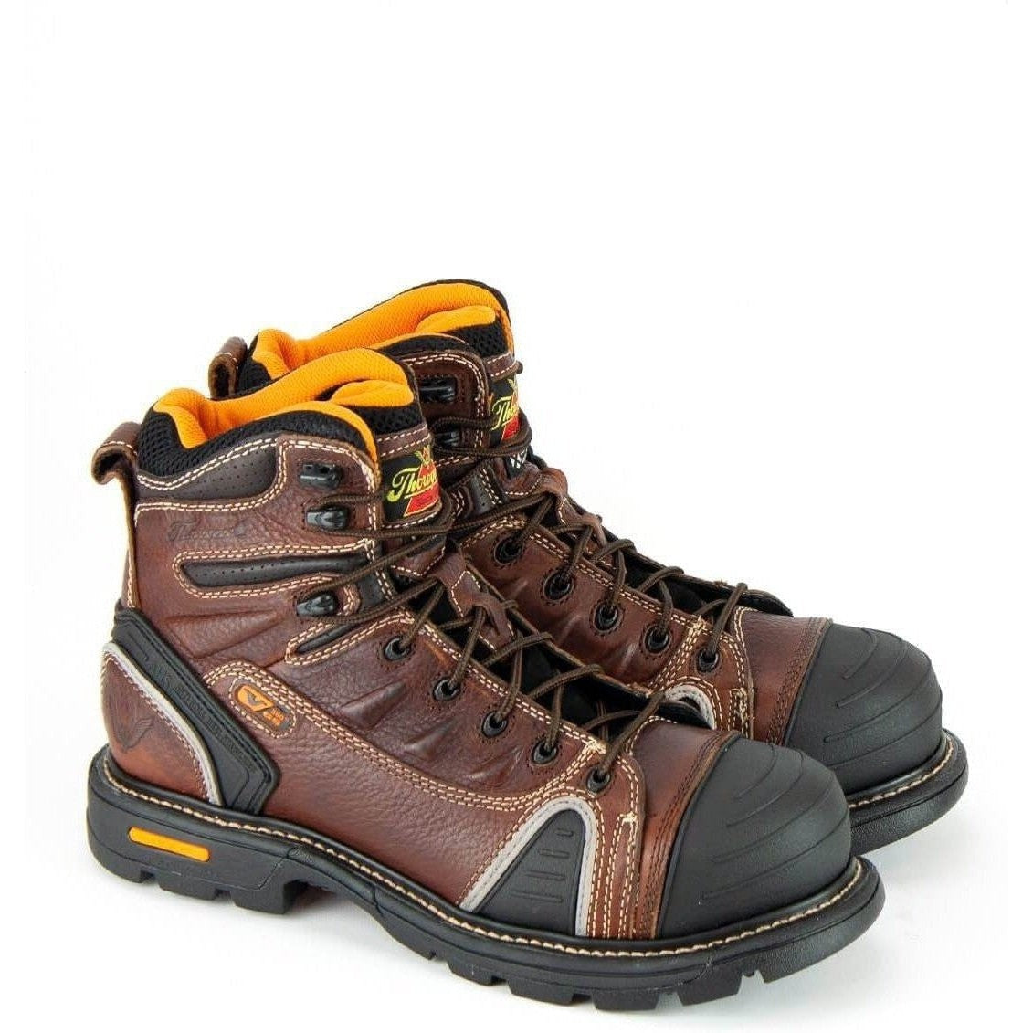 Thorogood Men's Gen Flex 6" Lace-to-Toe Composite Work Boot - 804-4445 7 / Medium / Brown - Overlook Boots