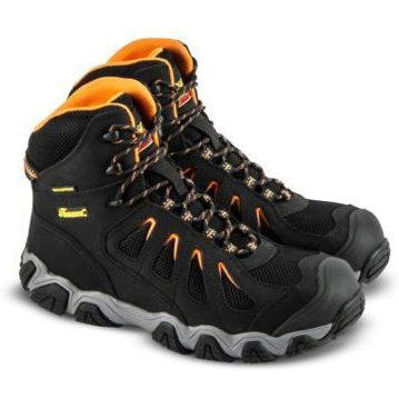 Thorogood Men's Crosstrex 6" Hiker WP Comp Work Boot -Black- 804-6296 8 / Medium / Black - Overlook Boots