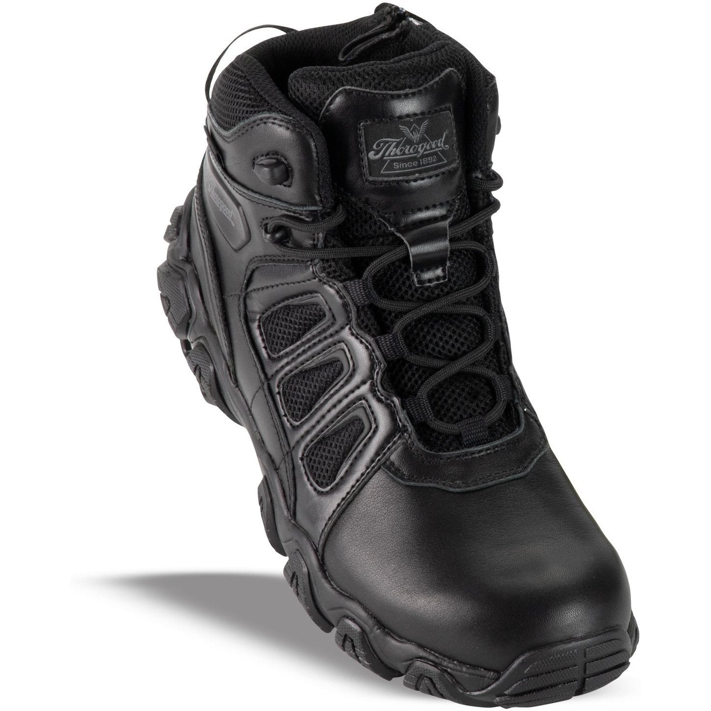 Thorogood Men's Crosstrex 6" Comp Toe WP Work Boot - Black - 804-6385  - Overlook Boots