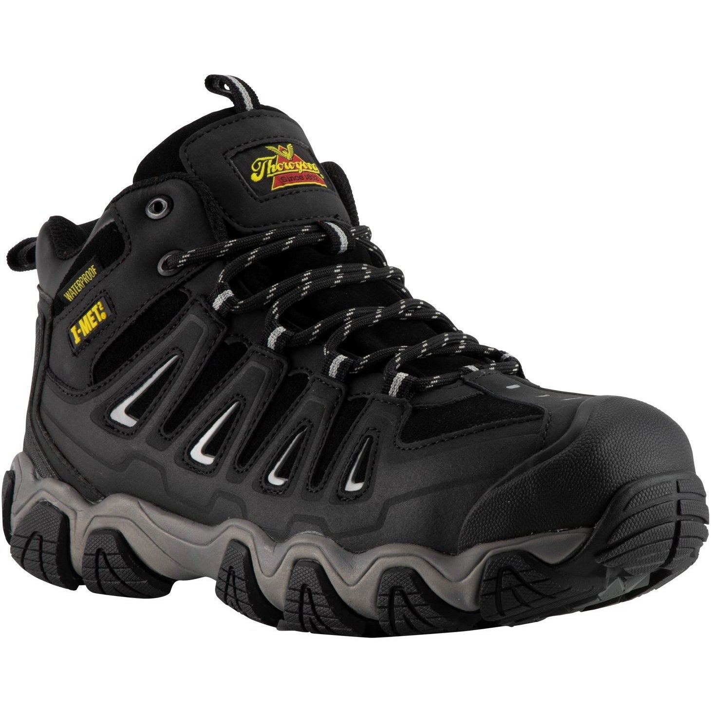 Thorogood Men's Crosstrex Metguard Mid Safety Toe WP Work Boot - 804-6490  - Overlook Boots