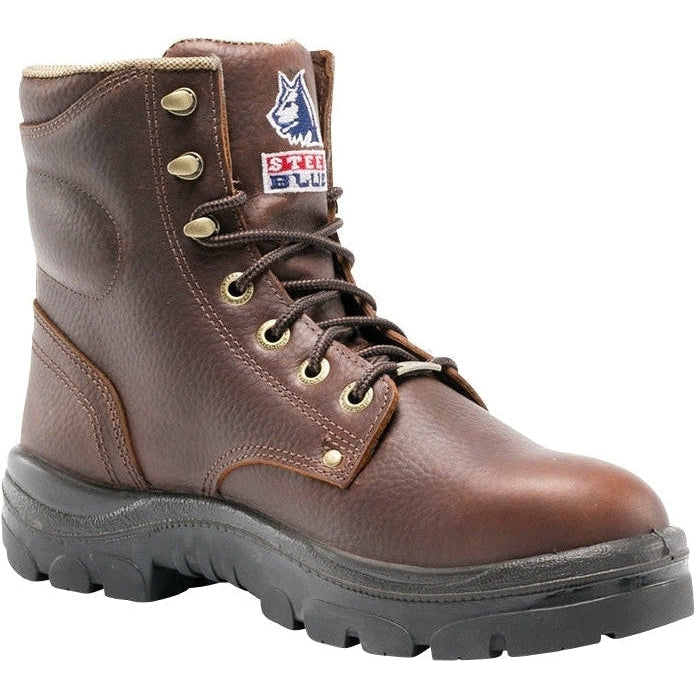 Steel Blue Men's Argyle 6" Steel Toe Work Boot - Brown - 812952 16 / Medium / Brown - Overlook Boots