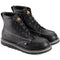 Thorogood Men's American Heritage Midnight 6" Soft Toe USA Made Wedge Work Boot - 814-6206 8.0 / Medium / Black - Overlook Boots