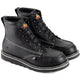 Thorogood Men's American Heritage Midnight 6" Soft Toe USA Made Wedge Work Boot - 814-6206 8.0 / Medium / Black - Overlook Boots