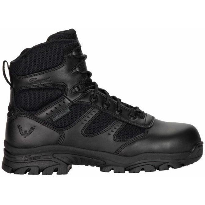 Thorogood Men's The Deuce 6" WP Side Zip Duty Boot - Black - 834-6218  - Overlook Boots