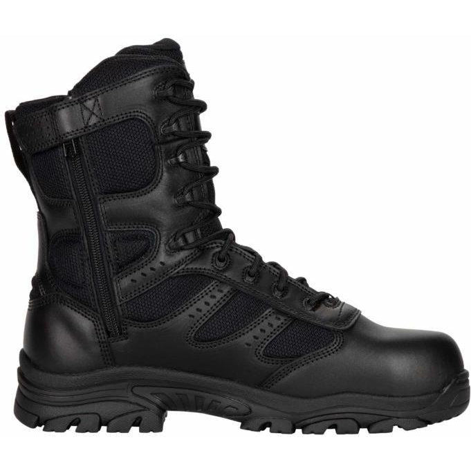 Thorogood Men's The Deuce 8" WP Side Zip Duty Boot - Black - 834-6219  - Overlook Boots