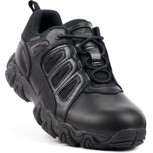 Thorogood Men's Crosstrex Oxford Round Toe WP Shoe - Black - 834-6386  - Overlook Boots