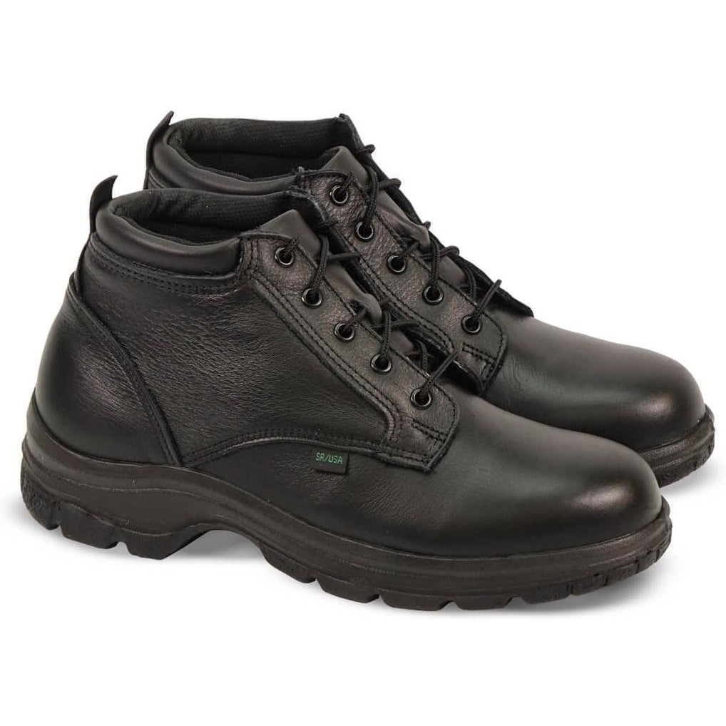 Thorogood Men's USA Made Softstreets Plain Toe Duty Shoe - 834-6906 7 / Medium / Black - Overlook Boots