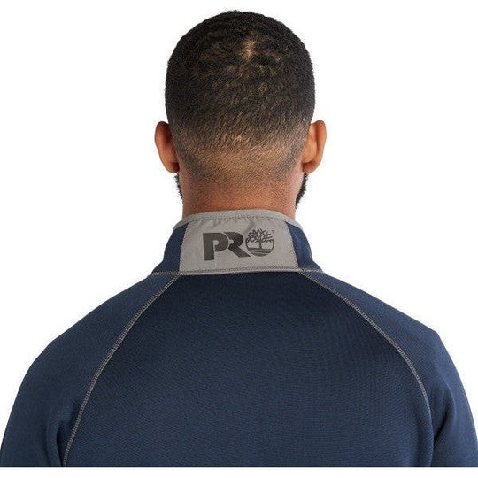 Timberland Pro Men's Reaxion 1/4 Athletic Fleece Jacket -Navy- TB0A55RV440  - Overlook Boots