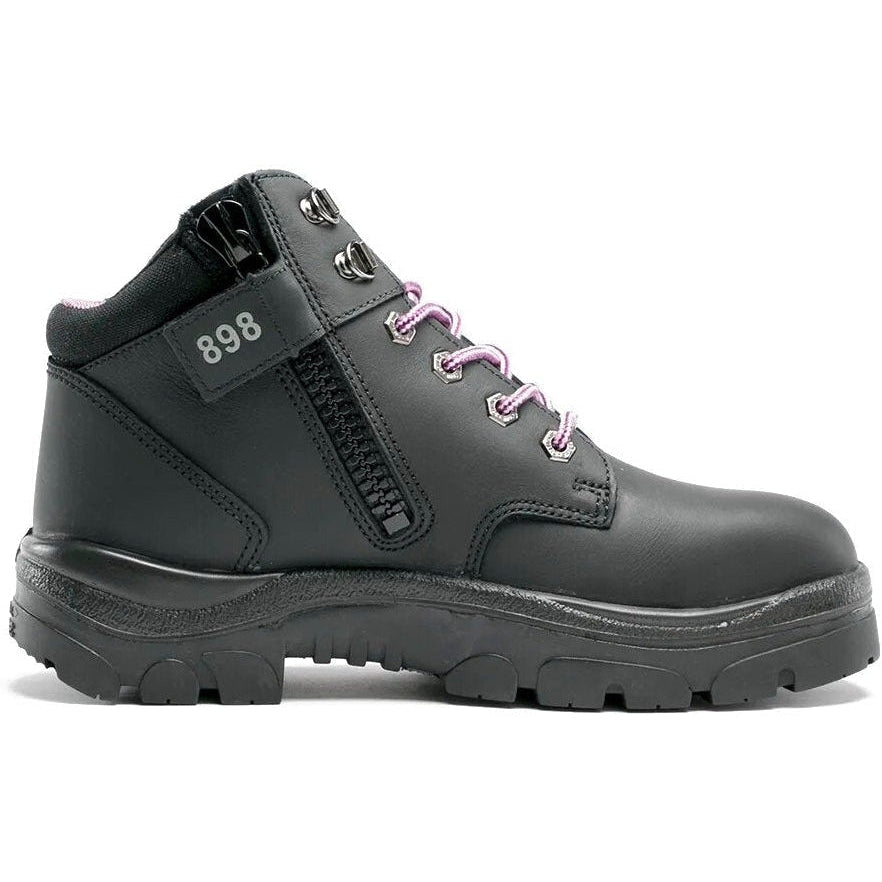 Steel Blue Women's Parkes 3.7" WP Steel Toe Lace Up Work Boot - Black - 812898  - Overlook Boots