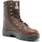 Steel Blue Men's Portland 8" Waterproof Soft Toe Lace Up Work Boot - Oak - 810955 7.0 / Medium / Brown - Overlook Boots