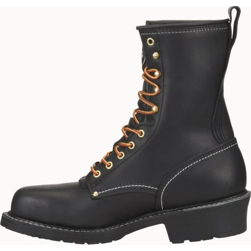 Carolina Men's Maple 9" Steel Toe USA Made Work Boot - Black - 922  - Overlook Boots