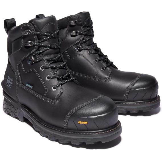 Timberland Pro Men's Boondock HD 6" Comp Toe WP Work Boot - TB0A29RV001 7 / Medium / Black - Overlook Boots