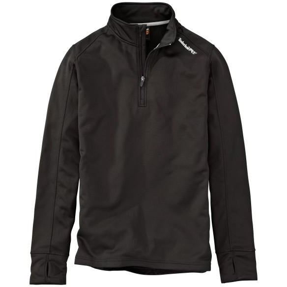 Timberland Pro Men's Understory 1/4-Zip Fleece Work Shirt - Black - TB0A112J015 Small / Black - Overlook Boots