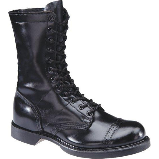 Corcoran Men's 10" Soft Toe Made in USA Military Jump Boot - Black - 975 6 / Medium / Black - Overlook Boots