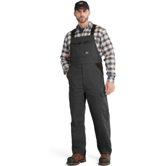 Timberland Pro Men's Ironhide Original Fit Flex Bib -Black- TB0A55RS015 3x Extra Large/Regular / Jet Black - Overlook Boots