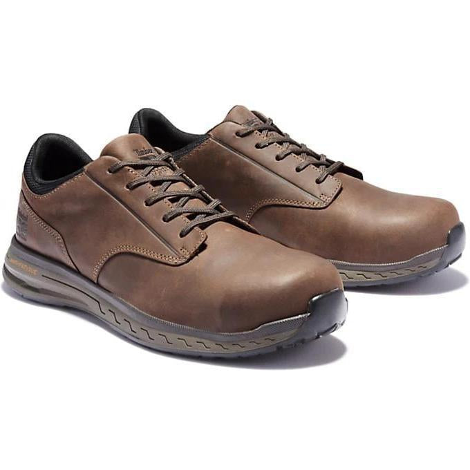 Timberland Pro Men's Drivetrain Comp Toe Oxford Work Shoe TB0A1Z6A214 7 / Medium / Brown - Overlook Boots