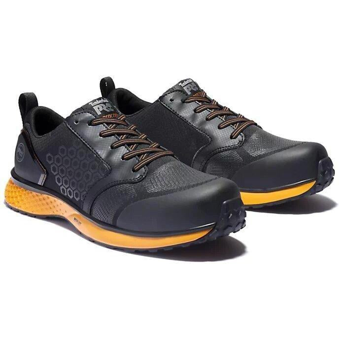 Timberland Pro Men's Reaxion Comp Toe Work Shoe-  Black - TB0A2123001 7 / Medium / Black - Overlook Boots