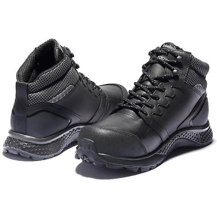 Timberland Pro Women's Reaxion Comp Toe WP Work Boot Black TB0A21QA001  - Overlook Boots