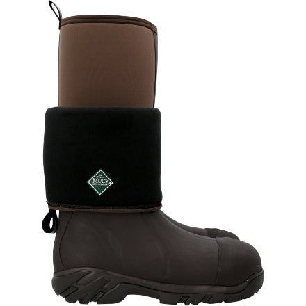 Muck Men's Arctic Pro Steel Toe Waterproof Rubber Work Boot - Bark - ACP-Steel - Overlook Boots