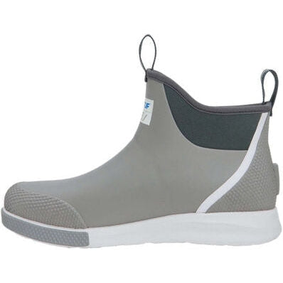 Xtratuf Men's Ankle 6" Waterproof Slip Resistant Deck Boot -Grey- ADSM100 - Overlook Boots