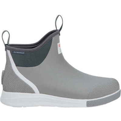 Xtratuf Men's Ankle 6" Waterproof Slip Resistant Deck Boot -Grey- ADSM100 7 / Grey - Overlook Boots