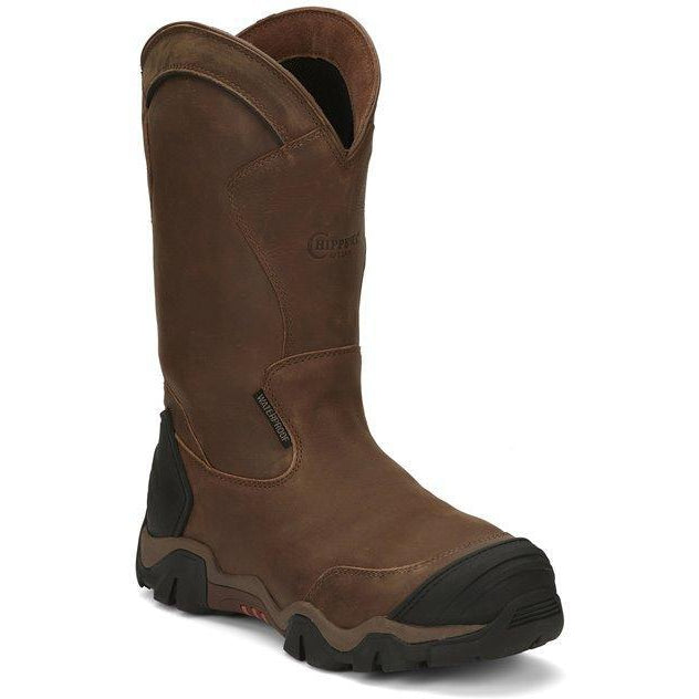 Chippewa Men's Cross Terrain 12" Comp Toe WP Pull-On Work Boot- AE5023 8 / Wide / Brown - Overlook Boots