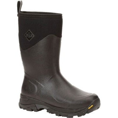 Muck Men's Arctic Ice AGAT Mid Waterproof Outdoor Boot - Black - AVMVA-000 7.0 / Black - Overlook Boots