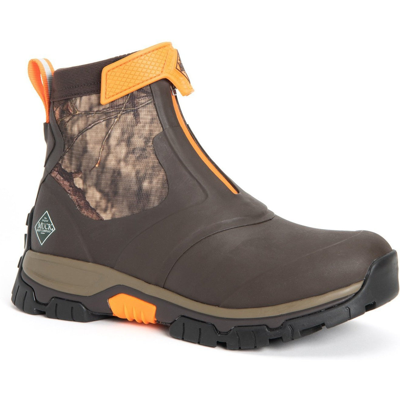 Muck Men's Apex Mid Zip WP Outdoor Hunt Boot - Camo - AXMZ-MOC 7 / Medium / Camo - Overlook Boots