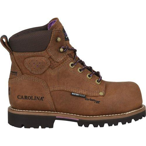 Carolina Women's Parthenon  6" Comp Toe WP Work Boot- Brown - CA1630  - Overlook Boots
