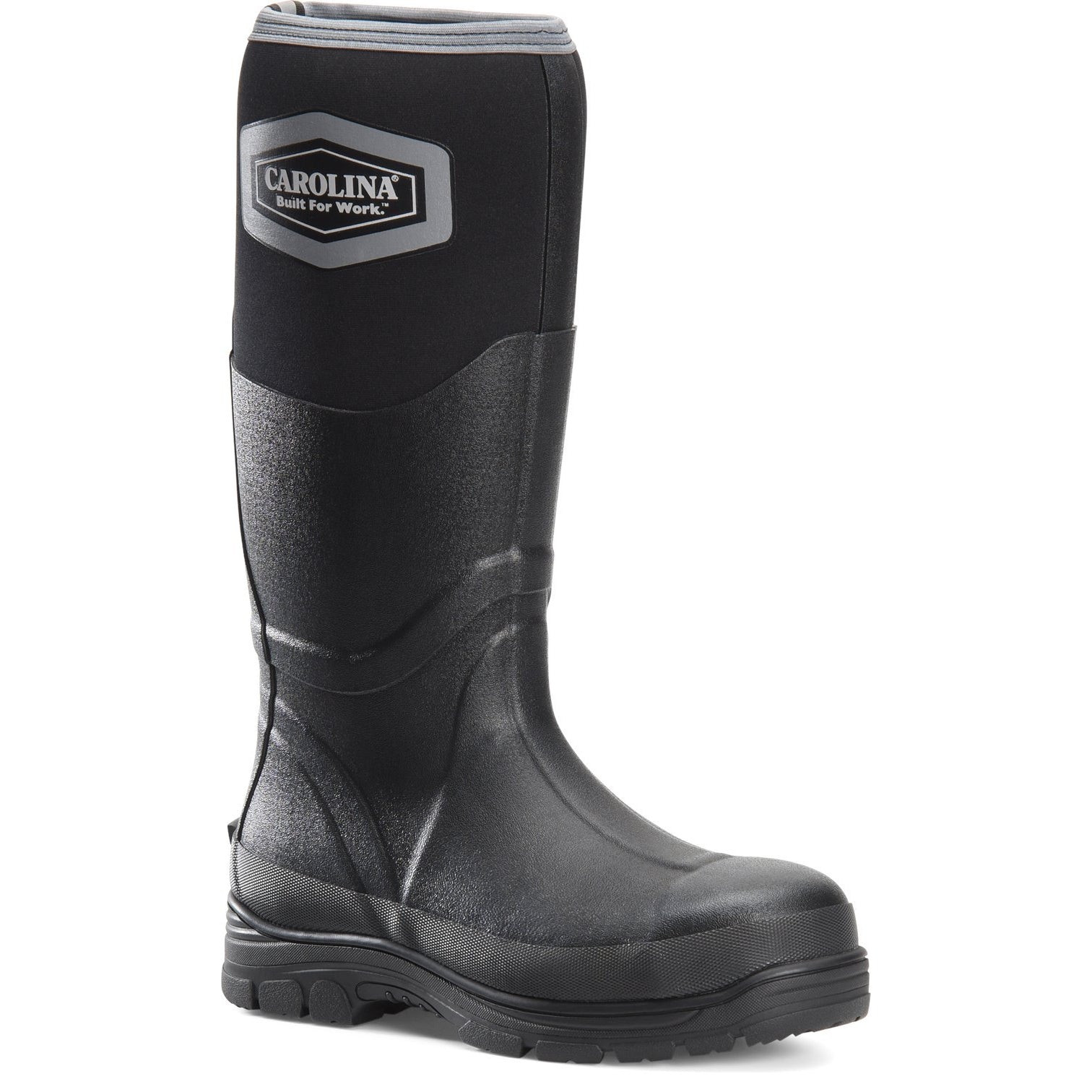 Carolina Men's Graupel 16" Steel Toe Waterproof Rubber Work Boot - Black - CA2200 6 / Medium / Black - Overlook Boots