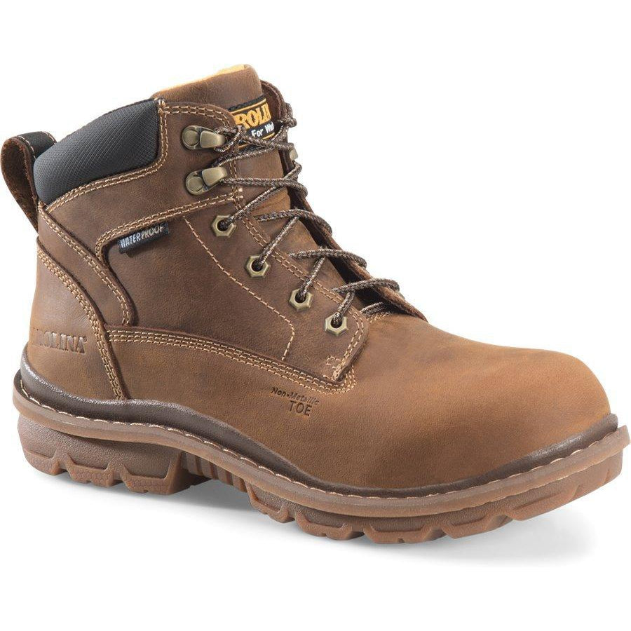Carolina Men's Dormite 6" Comp Toe WP Work Boot - Dark Brown - CA3558 8 / Medium / Dark Brown - Overlook Boots