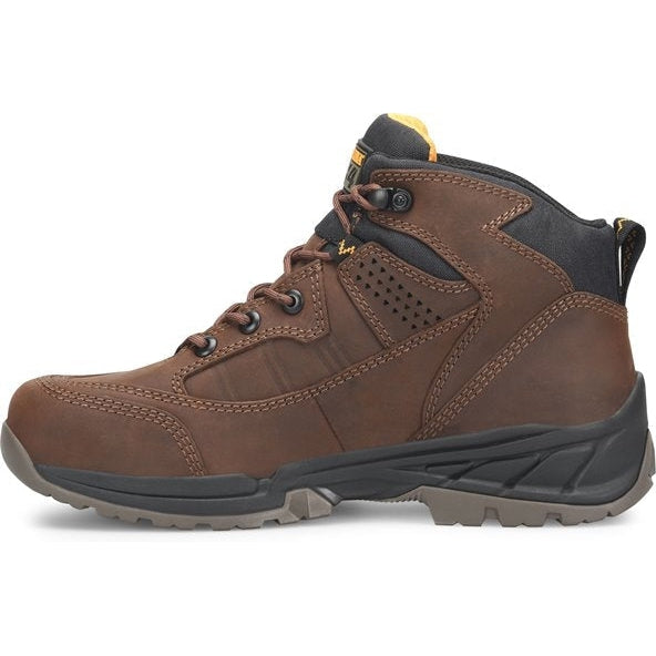 Carolina Men's Builder 5" WP Slip Resist Steel Toe Hiker Work Boot  - Brown - CA4501  - Overlook Boots