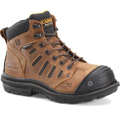 Carolina Men's Kauri 6" Comp Waterproof Work Boot - Brown - CA4557 8.5 / Medium / Brown - Overlook Boots